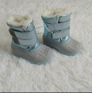 Snow Boots Blue Gray Baby Toddler 5